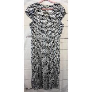 Ryegrass Dress Size XL Black & White Maxi Classy